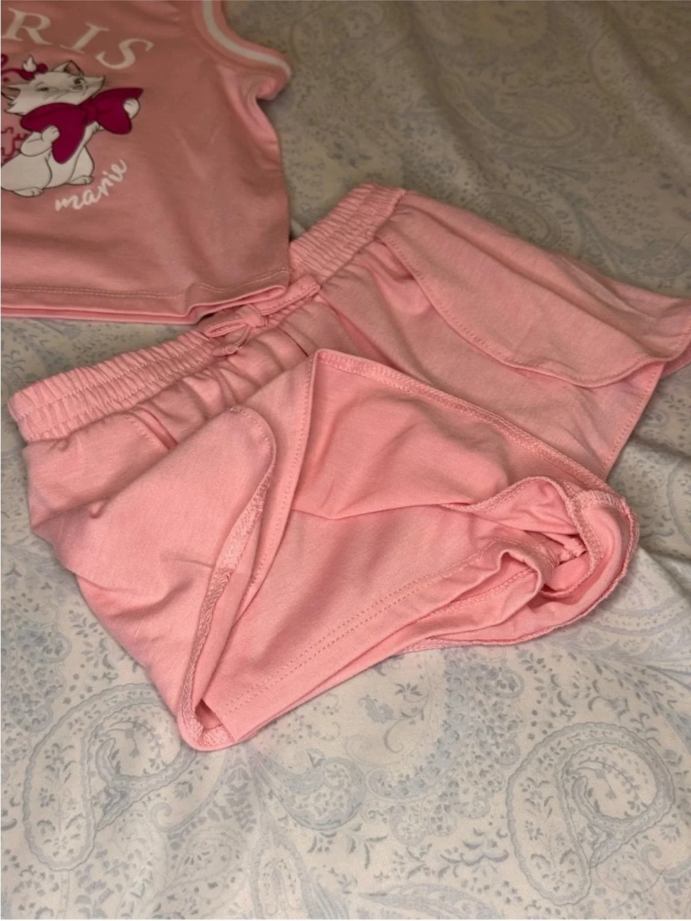 Disney The Aristocats Marie in Paris Graphic tank & skort set